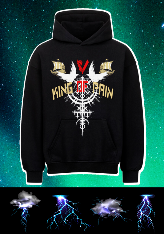 Viking Of Pain Dragon VACANCY Oversized Hoodie  ⚧️S-4XL