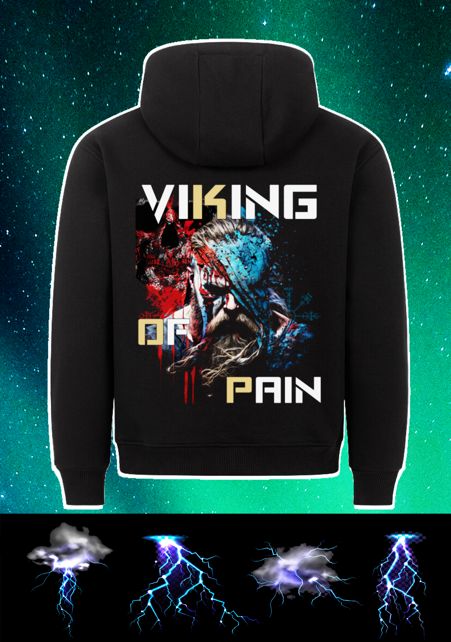 Viking O.P Wallace HigherBlanks Premium Hoodie ⚧️S-4XL